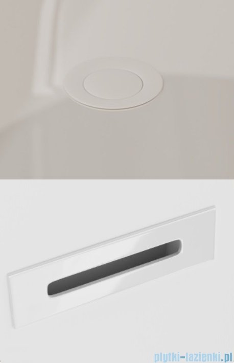 ScandiBath Mandal wanna wolnostojąca/przyścienna 150x77cm+ syfon klik-klak Q360S-1501