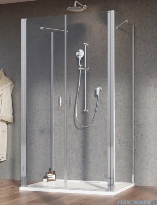 Radaway Nes DWD+2S kabina 75x80x75cm szkło przejrzyste 10040075-01-01/10035080-01-01/10040075-01-01