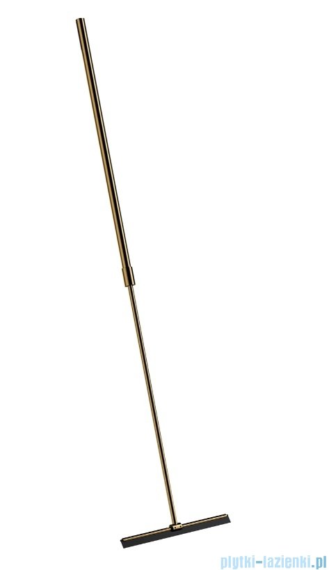 Omnires ściągaczka do wody z rączką teleskopową złoty połysk UN60920GL