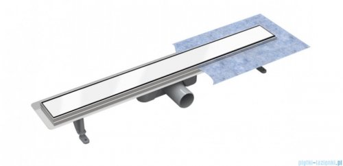 Besco Virgo White biały odpływ liniowy 90x6cm OL-90-VW