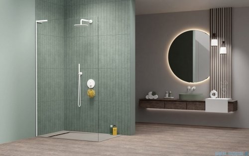 Radaway Modo SL White II kabina Walk-in 65x200 lewa szkło przejrzyste 10319065-04-01L
