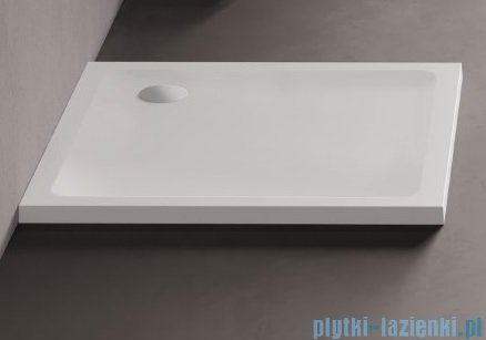 New Trendy Mild Brodzik akrylowy kwadratowy 90x90x4,5 cm biały B-0626