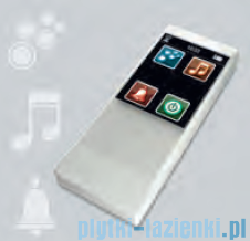 Novellini Nexis kabina prysznicowa z hydromasażem 120x80 prawa wenge NEXA129DM5-1KV