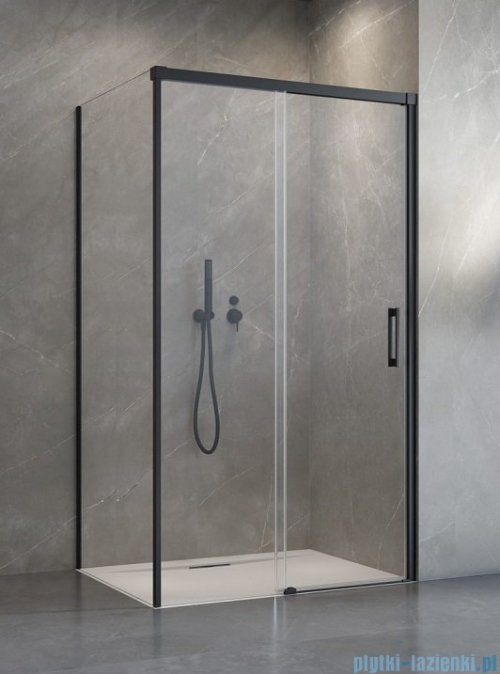 Radaway Idea Black Kds kabina prysznicowa 130x90 prawa czarny mat/szkło przejrzyste 10115130-54-01R/10117090-01-01