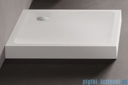 New Trendy Mild Brodzik akrylowy kwadratowy 100x100x11,5 cm biały B-0606