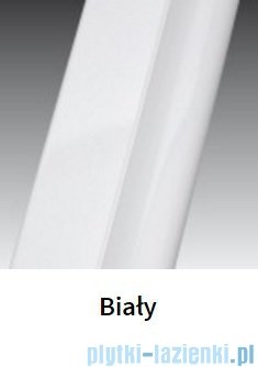 Novellini Drzwi prysznicowe składane LUNES B 72 cm szkło przejrzyste profil biały LUNESB72-1D