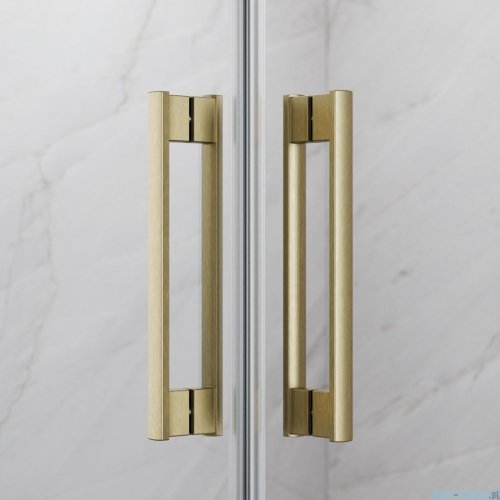 Radaway Idea 8 Kdd Brushed Gold kabina 100x90cm szczotkowane złoto 10370100-99-01L/10370090-99-01R