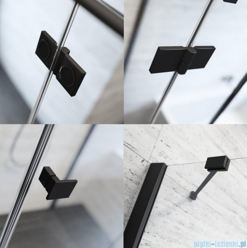 Radaway Essenza New Black Kdj kabina 80x70cm lewa szkło przejrzyste 385043-54-01L/384048-54-01