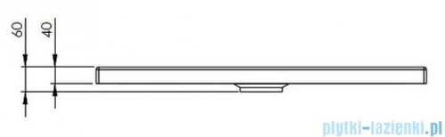 Roca Granada Brodzik Prostokątny 120x80x4cm Biały Akryl A276262000