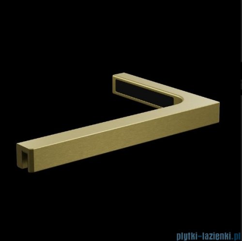 Radaway Essenza Brushed Gold Kdj+S kabina 80x80x80cm lewa szczotkowane złoto 1384051-01-01/1385021-99-01L/1384051-01-01