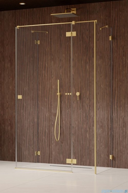 Radaway Essenza Pro Brushed Gold Kdj+S kabina 70x90x70cm prawa szczotkowane złoto 10097390-99-01R/10098070-01-01/10098070-01-01
