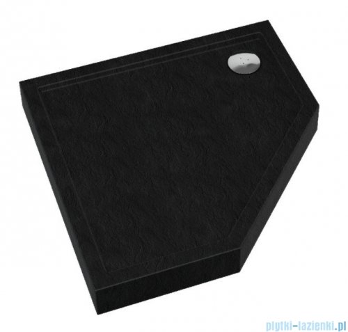 Schedpol Schedline Cameron Black Stone brodzik pięciokątny 80x80x12cm 3ST.C1PK-8080/C/ST