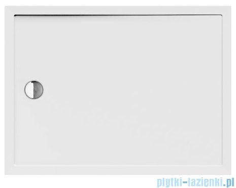 New Trendy New Cantare Brodzik akrylowy prostokątny 130x80x4,5 cm biały B-0442