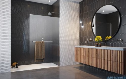 Radaway Modo New II z wieszakiem kabina Walk-in 115x200 szkło przejrzyste 389115-01-01W