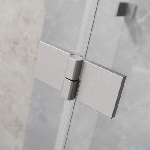 Radaway Essenza Pro Brushed Nickel Kdj kabina 90x75cm lewa szczotkowany nikiel 10097090-91-01L/10098075-01-01