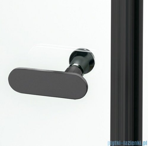 New Trendy New Soleo Black 100x195 cm drzwi wnękowe wspornik krzyżowy przejrzyste D-0242A-WK