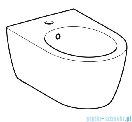 Geberit iCon bidet wiszący biały mat 501.898.JT.1