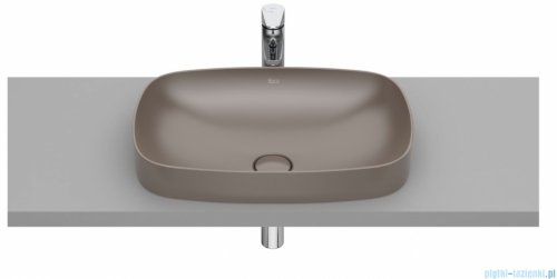 Roca FINECERAMIC umywalka wpuszczana w blat cienkościenna Soft 55x37 cafe A327504660
