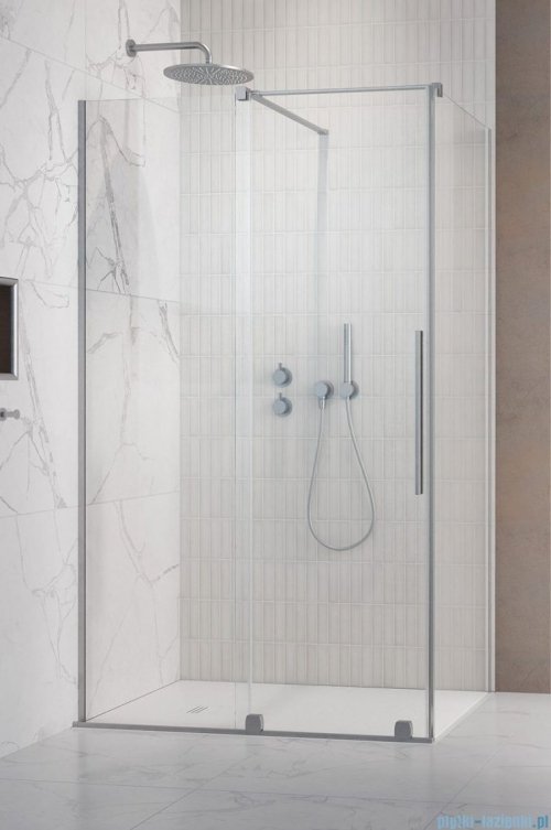 Radaway Furo Kdj Brushed Nickel kabina 100x80cm lewa szczotkowany nikiel 10104522-91-01L/10110480-01-01/10113080-01-01