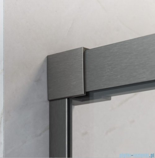 Radaway Idea 6 DWD Brushed GunMetal drzwi wnękowe 170cm szczotkowany grafit 387127-92-01