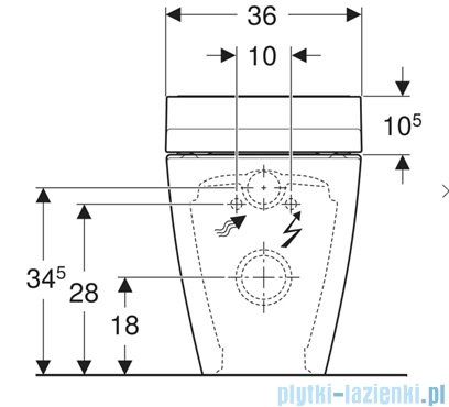 Geberit urządzenie WC z funkcją higieny intymnej AquaClean Tuma Comfort, stojąca miska WC biała/szkło czarne  146.310.SJ.1