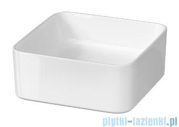 Cersanit Crea umywalka 35x35 cm nablatowa biała K114-007