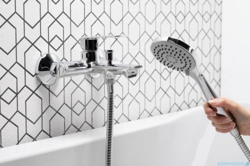 KFA AGAT bateria wannowa z natryskiem punktowym chrom 4424-510-00