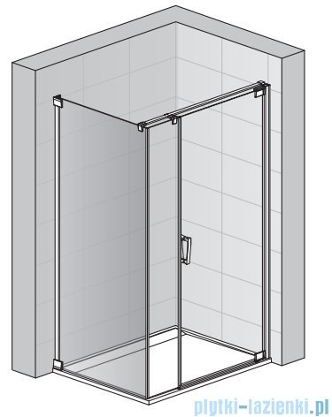 SanSwiss Cadura White Line ścianka boczna Cat5 100x200cm profile biały mat CAT51000907