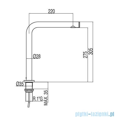 Tres Max-Tres Bateria elektroniczna kuchenna kolor chrom 161446