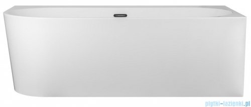 Corsan Intero wanna asymetryczna prawa z półką 170x80 cm biała + syfon E-240XLP