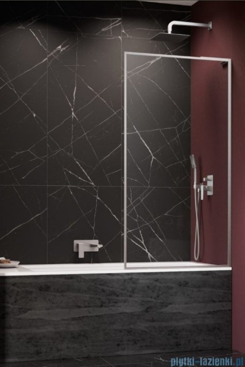 Radaway Modo F SL Brushed Nickel PNJ II parawan nawannowy 50cm prawy szczotkowany nikiel/przejrzyste 10406050-91-01R