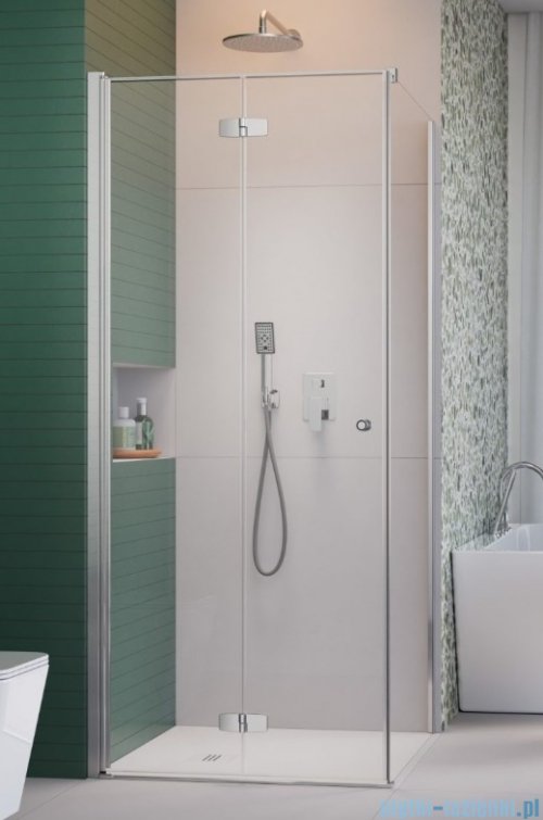 Radaway Fuenta Kdj B kabina 100x100cm lewa chrom połysk szkło przejrzyste 1384083-01-01L/1384052-01-01
