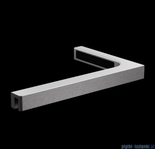 Radaway Essenza Ptj Brushed Nickel kabina pięciokątna 80x100cm lewa szczotkowany nikiel 1385010-91-01L/1385054-01-01