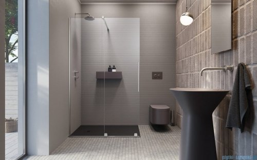 Radaway Furo kabina Walk-in 110x200cm lewa szkło przejrzyste 10106588-01-01L/10110544-01-01