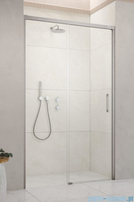 Radaway Idea DWJ Brushed Nickel drzwi wnękowe 135cm lewe szczotkowany nikiel 387024-91-01L