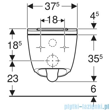 Geberit urządzenie WC z funkcją higieny intymnej AquaClean Sela Square, wisząca miska WC biała 146250011