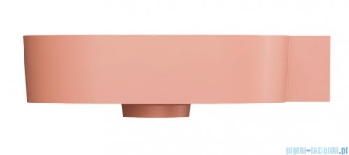 Omnires Ovo M+ umywalka nablatowa/wisząca prawa 55x38 cm  coral mat  OVO555UWPCO