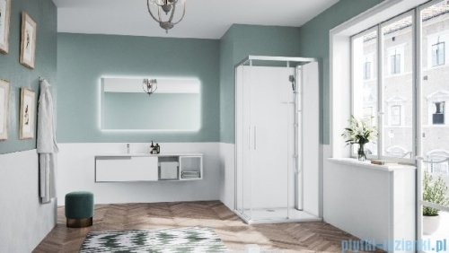 Novellini Glax 1 2.0 kabina standard 80x80 srebrna G21A89M-1BB