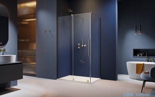 Radaway Furo Kdj Brushed Gold kabina 160x90cm lewa szczotkowane złoto 10104822-99-01L/10110780-01-01/10113090-01-01