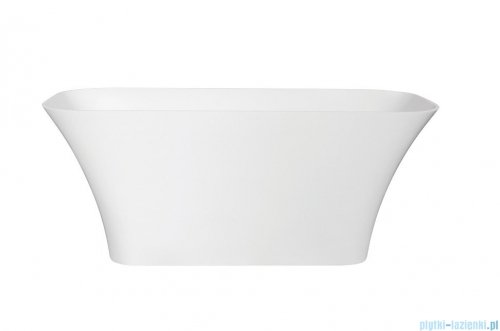 Besco Assos 160x70cm wanna wolnostojąca + syfon klik-klak czarny czyszczony od góry #WMD-160-AKB