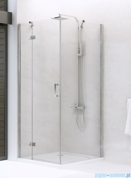 New Trendy New Renoma kabina prostokątna 80x100x195 cm przejrzyste lewa