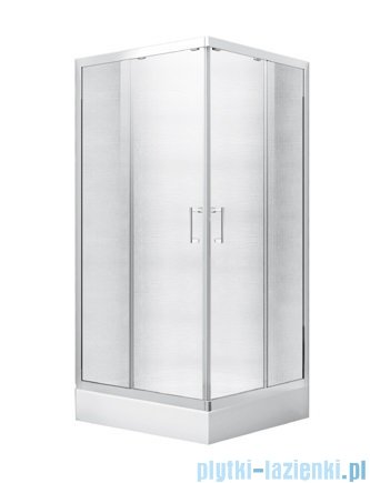 Besco Modern kabina kwadratowa 90x90x165cm mrożone MK-90-165-M