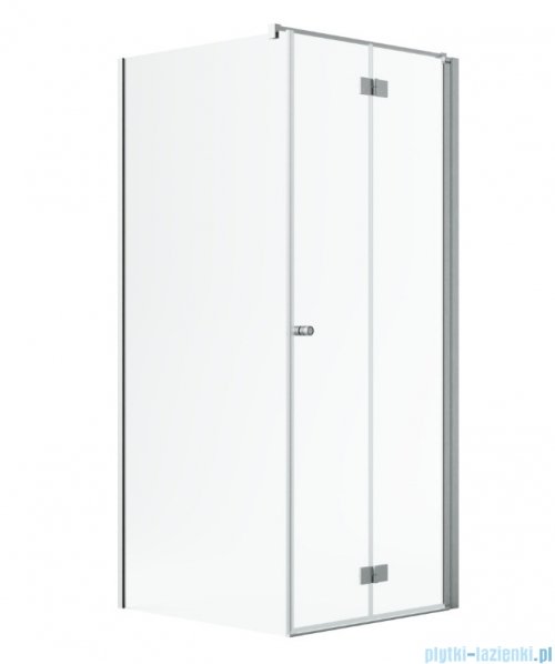 Radaway Nes Kdj B Brushed Nickel kabina 90x90cm prawa szczotkowany nikiel 10025090-91-01R/10039090-01-01