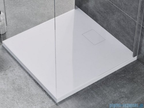 Excellent Zero Brodzik 80X80 kwadratowy z pokrywą biały