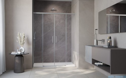 Radaway Idea DWD Brushed Nickel drzwi wnękowe 170cm szczotkowany nikiel 387127-91-01