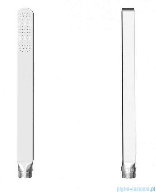 Kohlman Foxal zestaw prysznicowy z baterią termostatyczną oraz deszczownicą 20 cm chrom QW432FR20