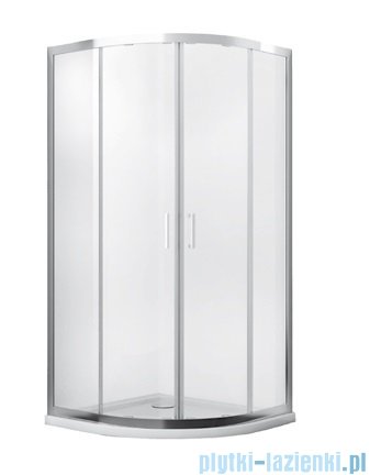 Besco Modern kabina półokrągła 80x80x185cm przejrzyste MP-80-185-C