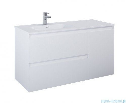 Elita Split szafka podumywalkowa z koszem cargo lewa 120x63x46cm biały mat 168164
