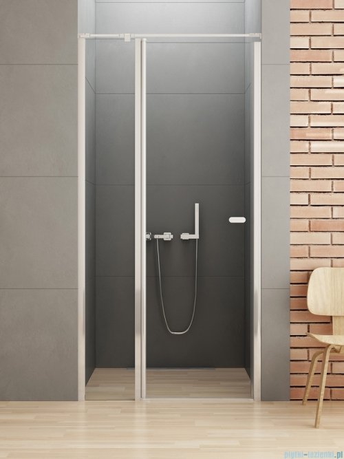 New Trendy New Soleo 90x195 cm drzwi wnękowe wspornik krzyżowy przejrzyste D-0155A-WK
