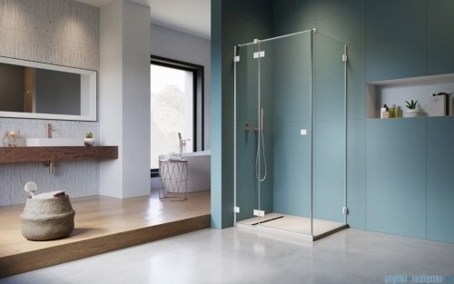 Radaway Essenza Pro White Kdj kabina 100x80cm lewa szkło przejrzyste 10097100-04-01L/10098080-01-01